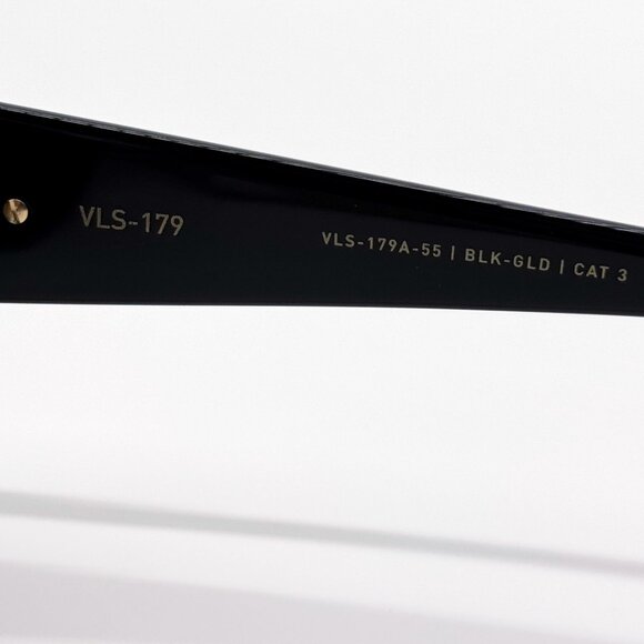 NEW VALENTINO SUNGLASSES VLS-179A BLACK/BROWN GEOMETRIC WOMEN EYEWEAR main image 6
